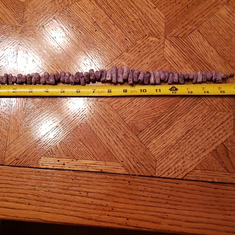 Purple stone necklace - Picture 3 of 3